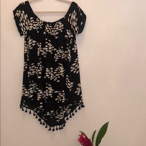 Ava Sky off the shoulder mini dress